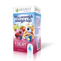 Megafyt Mix ovocných dětských čajů 4x5x2g