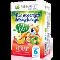 Megafyt Mix ovocných dětských čajů BIO 4x5 sáčků