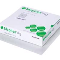 MEPILEX AG antimikrobiální pěnové krytí 10X10 cm, 5 ks