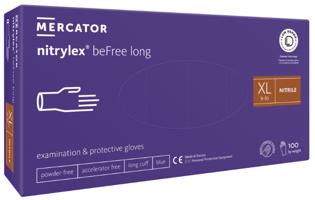 Mercator Medical Nitrylex beFree long 100 ks Rozměr: XL