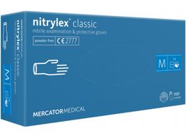 Mercator Medical Nitrylex Classic modré 100 ks Rozměr: M