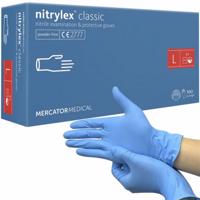 Mercator Medical Nitrylex Classic modré 100 ks Rozměr: XS