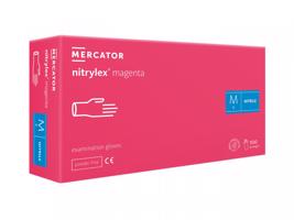 Mercator Nitrylex magenta 100 ks Rozměr: M