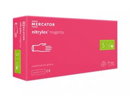 Mercator Nitrylex magenta 100 ks Rozměr: S