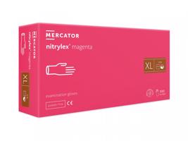 Mercator Nitrylex magenta 100 ks Rozměr: XL