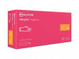 Mercator Nitrylex magenta 100 ks Rozměr: XS