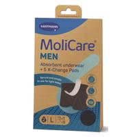 MoliCare MEN absorpční prádlo L 1ks + vložky 5ks