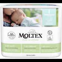 Moltex Pure&Nature 1 Newborn plenkové kalhotky 2-5kg 22ks