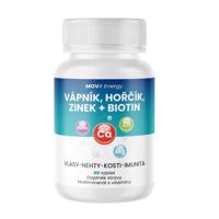 MOVit Vápník, Hořčík, Zinek + Biotin tbl.90