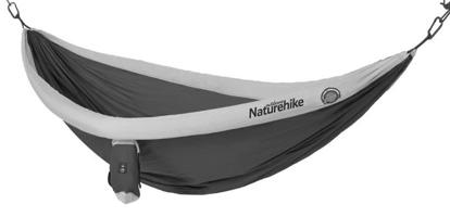 Naturehike hamaka DC-09 s nafukovacími lemy pro dva 800g Barva: Šedá