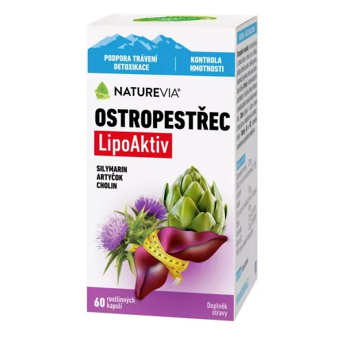 NatureVia Ostropestřec LipoAktiv cps.60