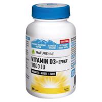 NatureVia Vitamin D3-Efekt 1000 IU tbl.90