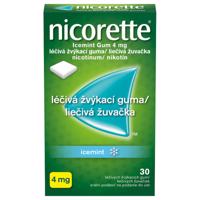 NICORETTE ICEMINT GUM 4MG léčivé žvýkačky 30