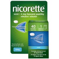 NICORETTE MINT 4MG lisovaná pastilka 40