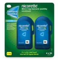 NICORETTE MINT 4MG lisovaná pastilka 4X20