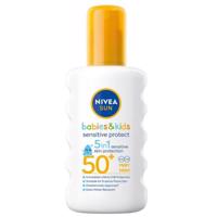 NIVEA SUN Dětský sprej na opalování Sensitive OF50+ 200ml