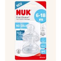 NUK FC+ savička Flow Control 6-18m 2ks