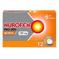 NUROFEN PRO DĚTI ACTIVE 100MG perorální TBL DIS 12