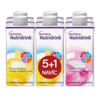 Nutridrink 5+1 s příchutí vanilka-jahoda 6x200 ml