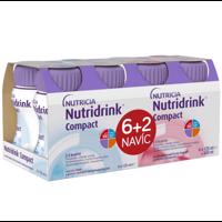 Nutridrink Compact 6+2 s příchutí neutral-jahoda 8x125ml