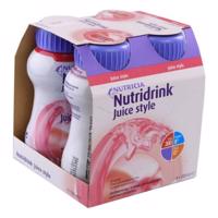 NUTRIDRINK JUICE STYLE S PŘÍCHUTÍ JAHODOVOU perorální roztok 4X200ML