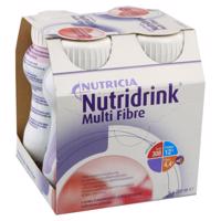 NUTRIDRINK MULTI FIBRE S PŘÍCHUTÍ JAHODOVOU perorální roztok 4X200ML