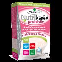 Nutrikaše probiotic jahoda a vanilka 3x60g