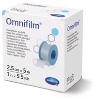 Omnifilm fixační náplast cívka 1,25 cm x 5 m 1 ks Rozměr: 2,5 cm x 5 m