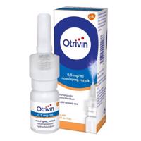 Otrivin 0,5mg/ml nosní sprej pro děti při léčbě ucpaného nosu 10ml