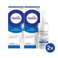 Otrivin 1mg/ml  nosní sprej při léčbě ucpaného nosu 10ml - balení 2 ks