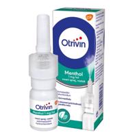 Otrivin Menthol 1mg/ml nosní sprej při léčbě ucpaného nosu 10 ml