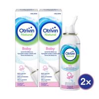 Otrivin Natural Baby nosní sprej, přírodní mořská voda pro kojence 100ml - balení 2 ks