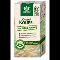 Ovesná koupel s olejem z konopí 6x30g Topnatur