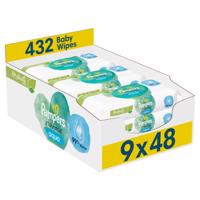 Pampers Harmonie Aqua vlhčené ubrousky Plastic Free 9x48ks