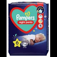 Pampers Night Pants 6 plenkové kalhotky 15kg+ 19ks