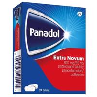 Panadol Extra Novum 500mg/65mg  tablety na bolest a snížení horečky 24 tablet