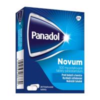 Panadol Novum 500mg, tablety na bolest a snížení horečky 24 tablet