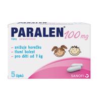 PARALEN 100MG čípek 5