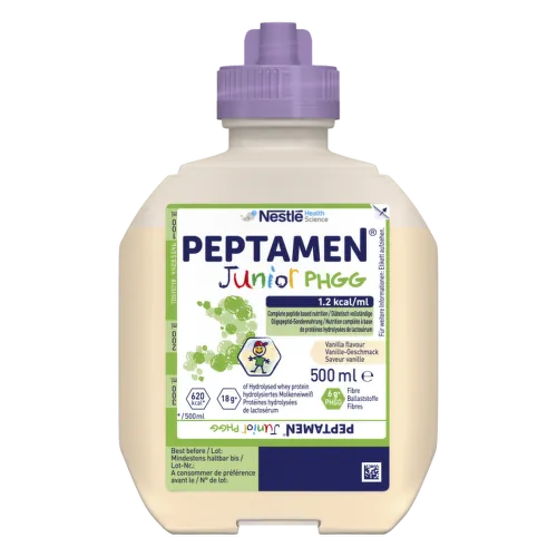 PEPTAMEN JUNIOR PHGG VANILKOVÁ PŘÍCHUŤ perorální roztok 12X500ML - II. jakost