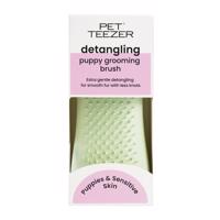 Pet Teezer detangling puppy grooming brush mint