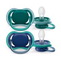 Philips AVENT Šidítko Ultra air 6-18m chlapec 2ks