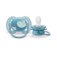 Philips AVENT Šidítko Ultrasoft s Obrázkem 6-18m chlapec, 1 ks