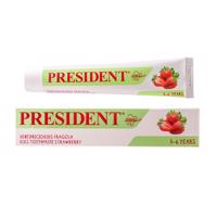 PresiDENT Zubní pasta gel děti 3-6let Jahoda 50ml