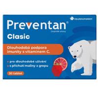 Preventan Clasic s příchutí maliny a grepu tbl.30