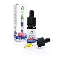 PURECANN 15% CBD olej Broad Spectrum 1500mg 10ml