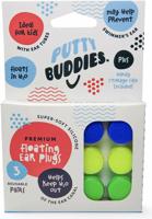 Putty Buddies - 3 páry Barva: Zelená / Žlutá / Modrá