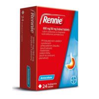 RENNIE 680MG/80MG žvýkací tableta 24