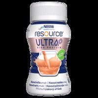 RESOURCE ULTRA + HIGH PROTEIN PŘÍCHUŤ LÍSKOVÝ OŘÍŠEK perorální roztok 4X125ML