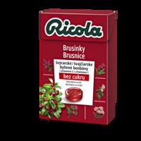 RICOLA Brusinky bez cukru 40g