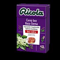 RICOLA Černý Bez bez cukru 40g